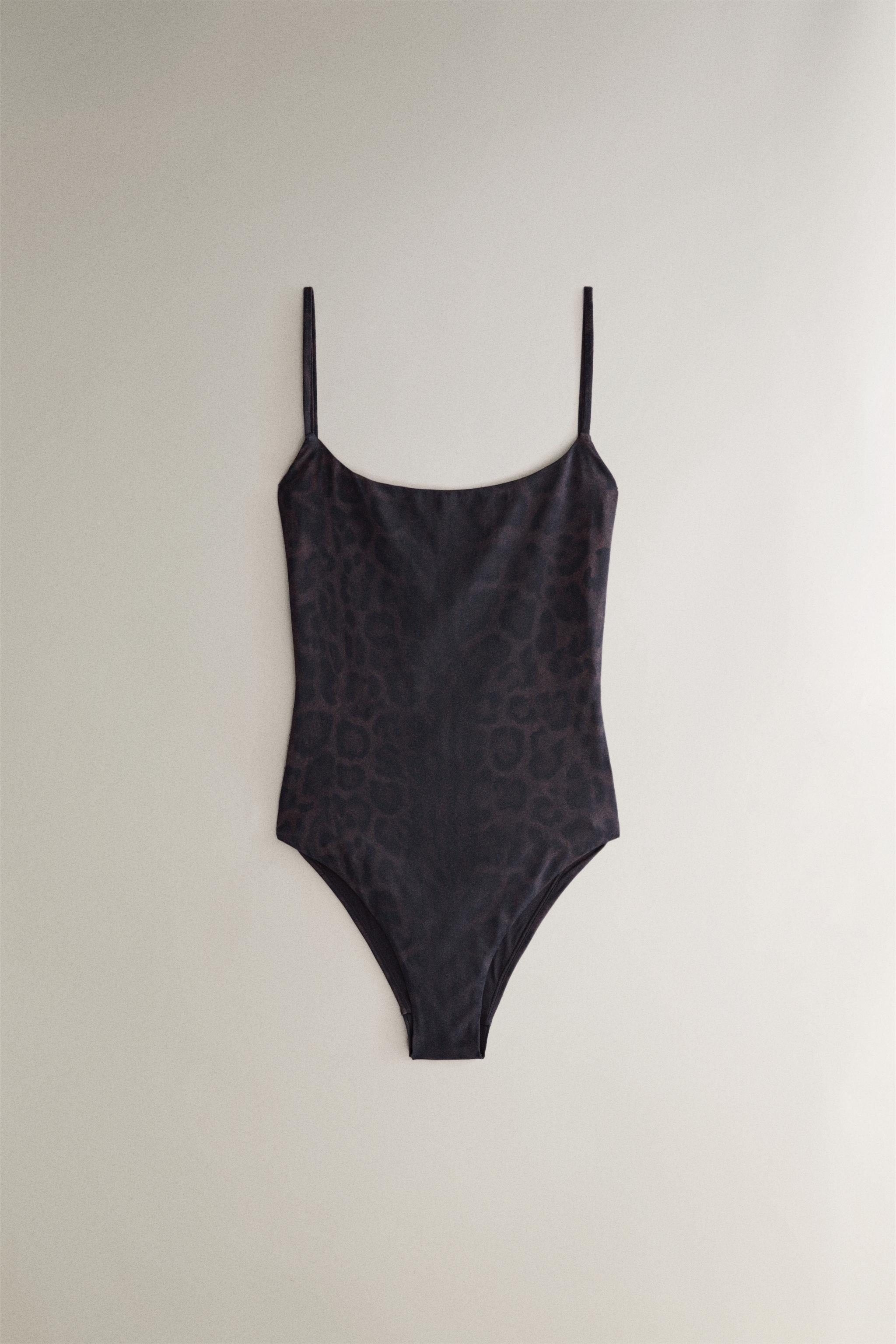 ANIMAL PRINT BEACH SWIMSUIT